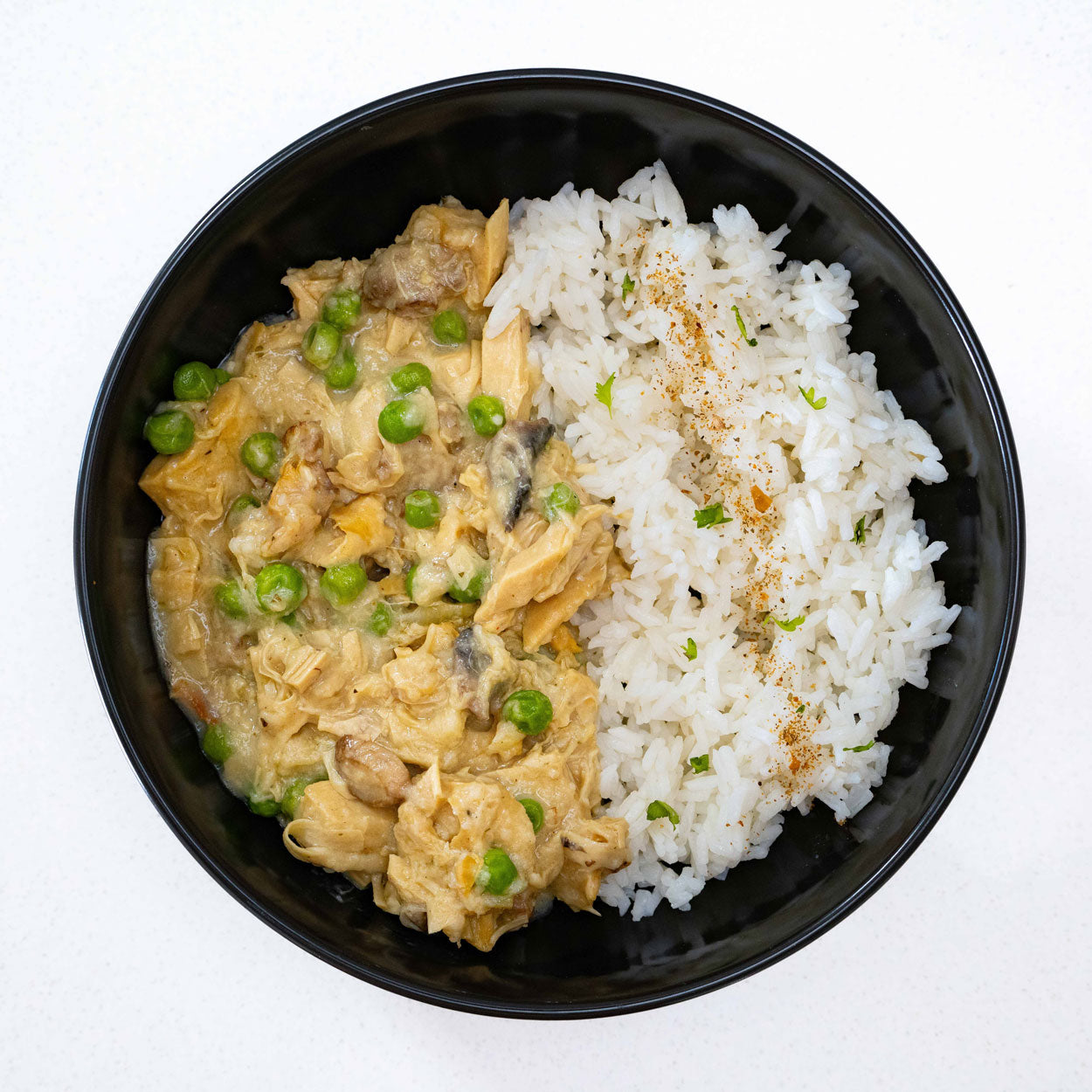 Plant-Based Chicken à la King Frozen Meal
