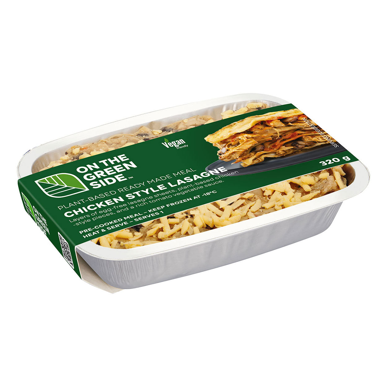 Plant-based Chicken Style Lasagne Frozen Meal