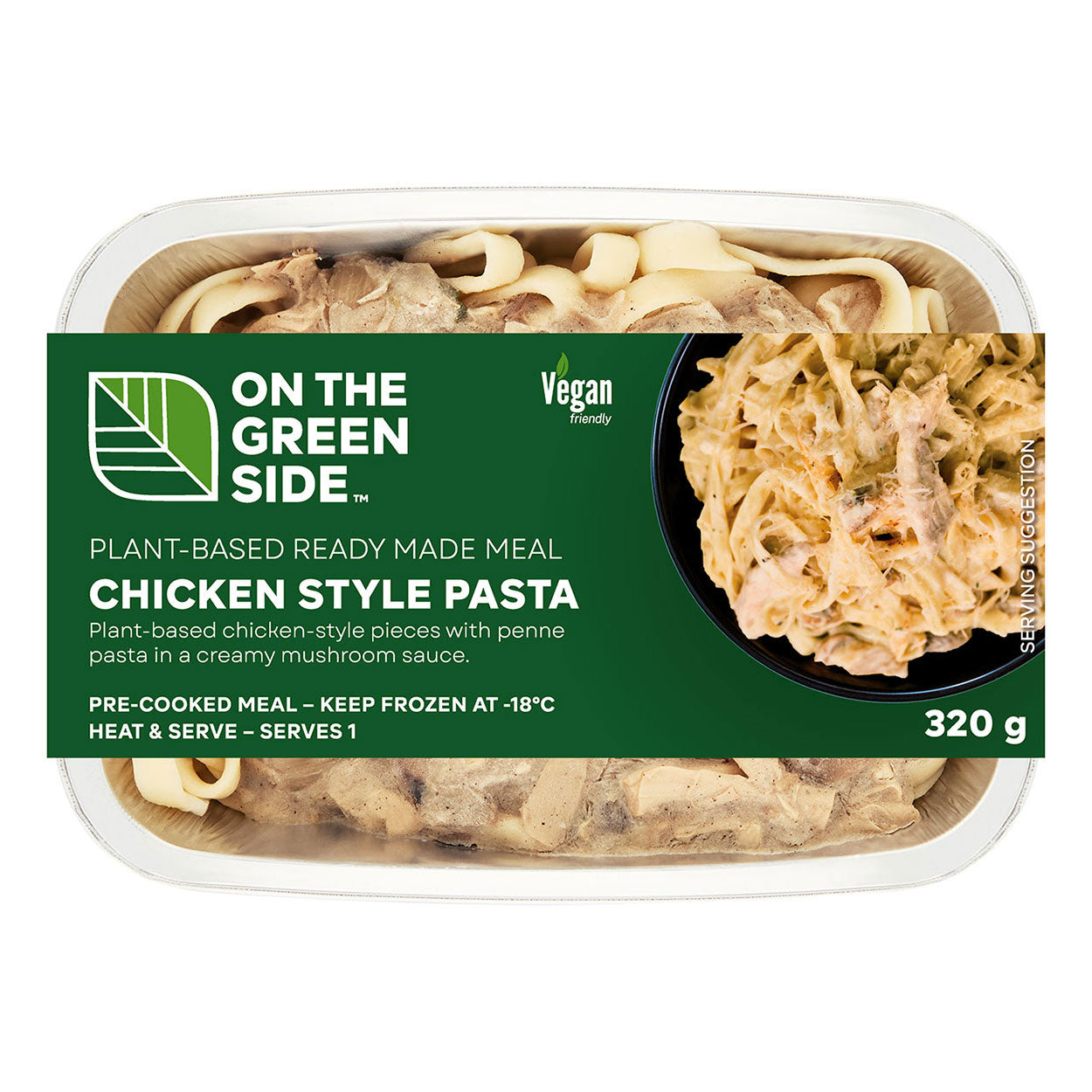 Plant-based Chicken Style Pasta Frozen Meal